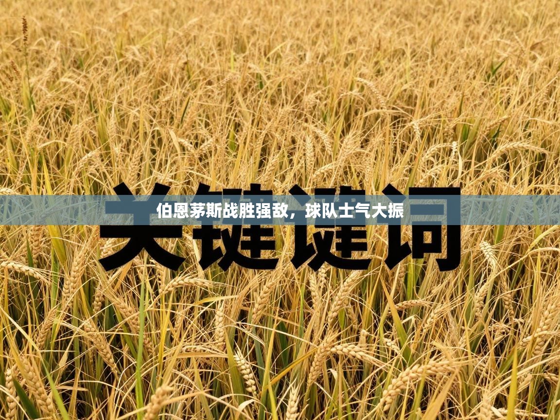 伯恩茅斯战胜强敌，球队士气大振