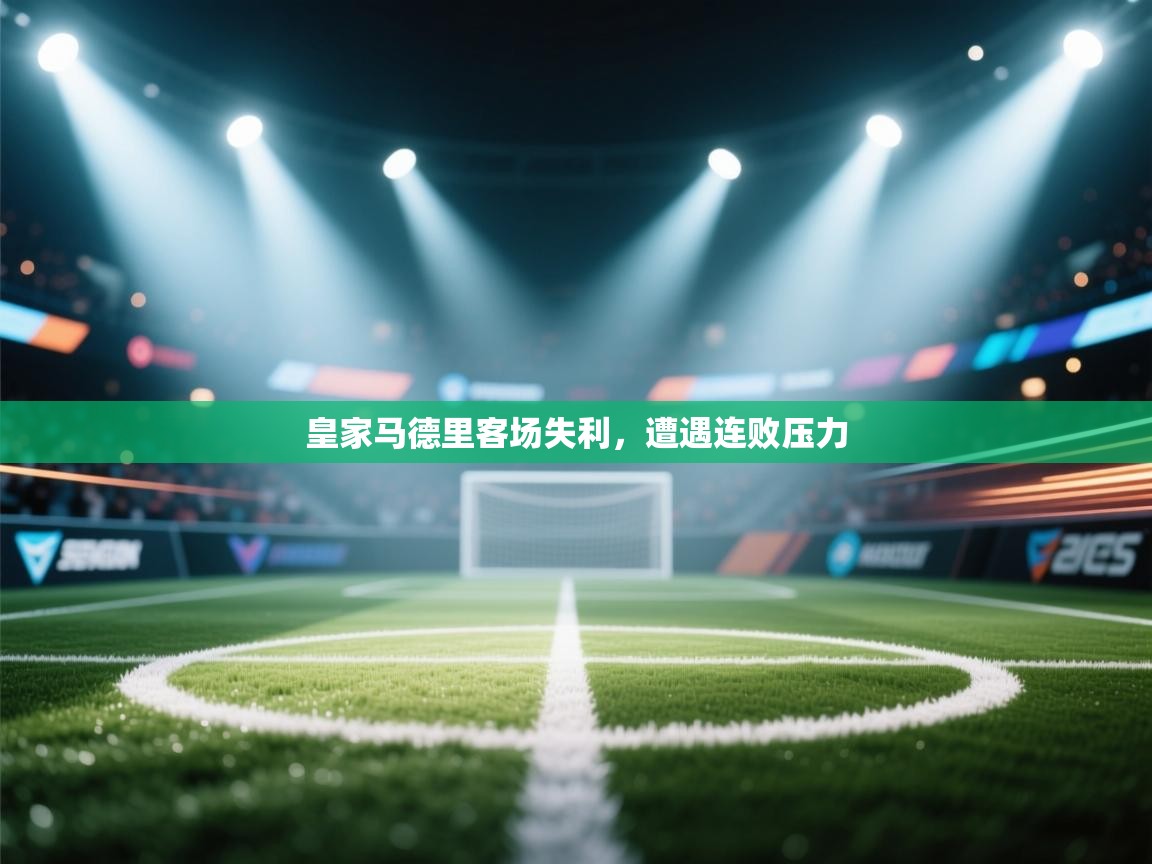 皇家马德里客场失利,遭遇连败压力 第1张